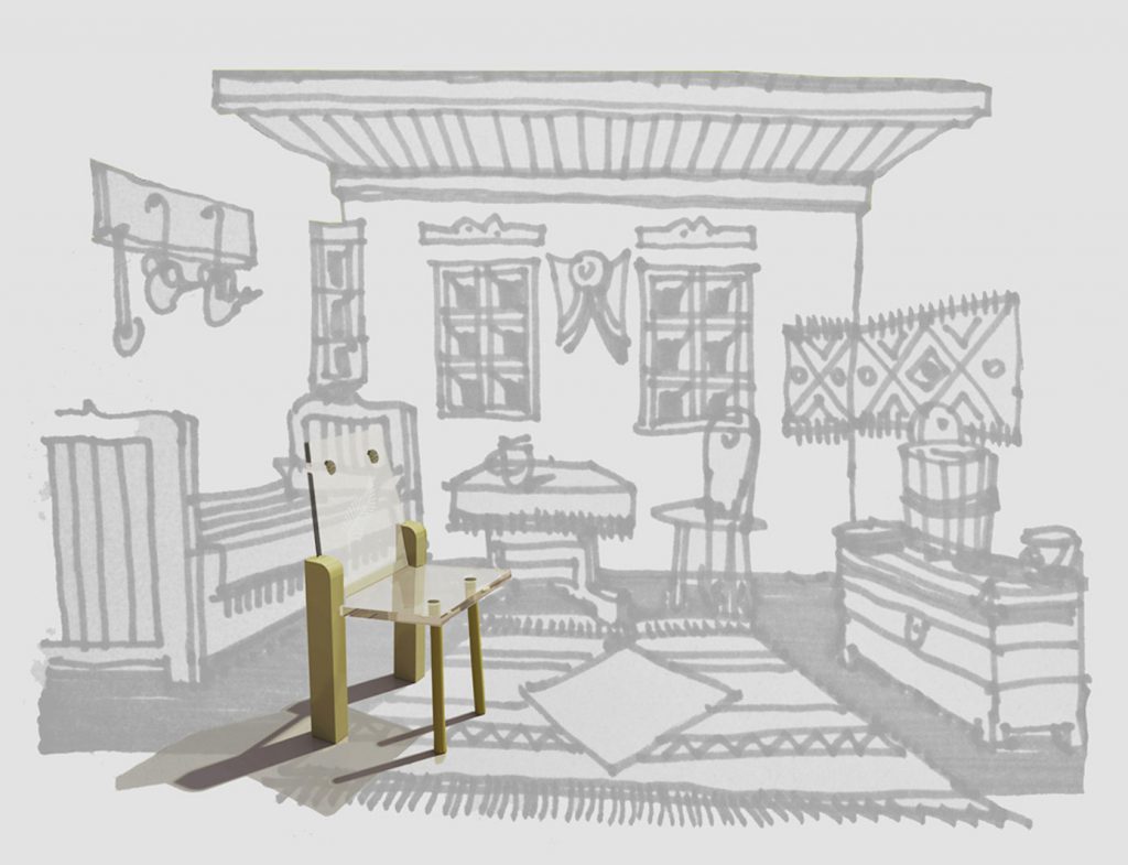 Scaunul Strugurel 3 BARTHA BIBORKA