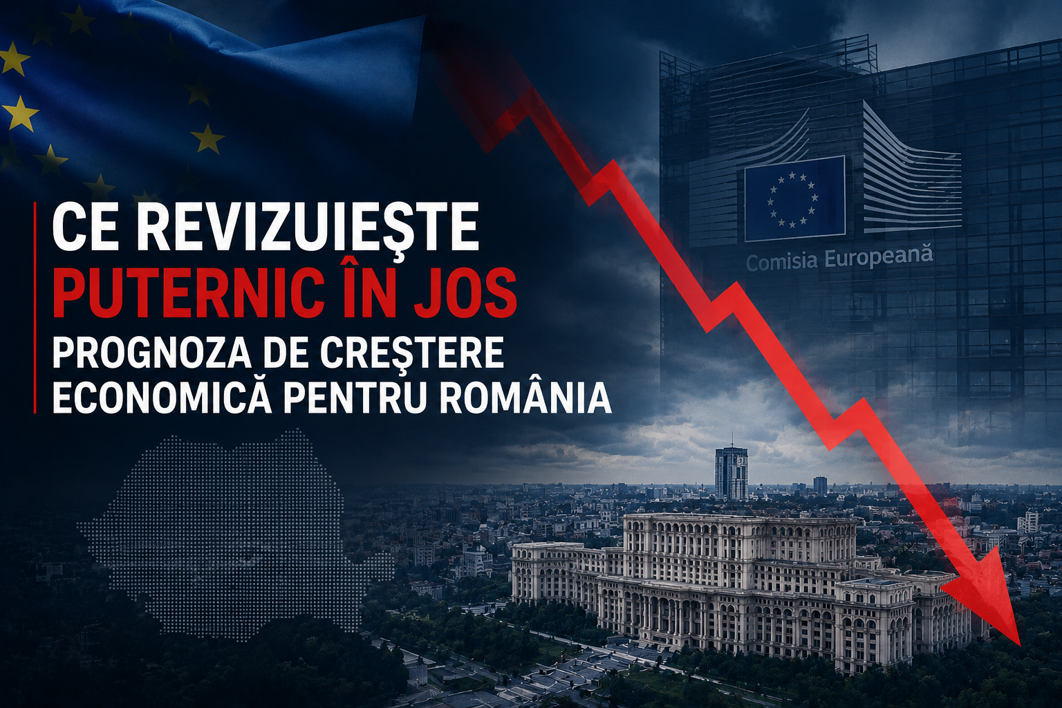 prognoza de crestere economica romania CE revizuieste in jos